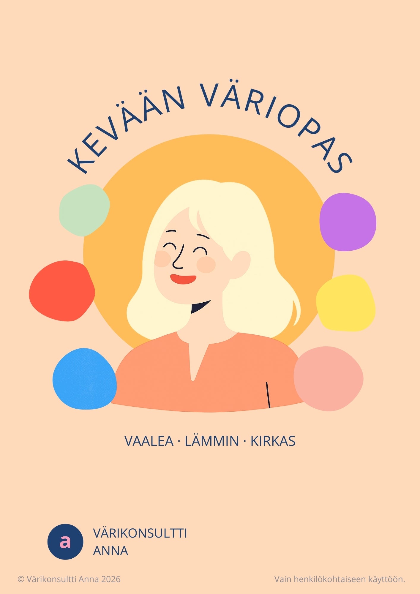 Kevään väriopas Värikonsultti Anna